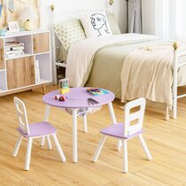 Purple kids table new arrivals